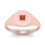 Load image into Gallery viewer, Single Diamond Signet Ring
