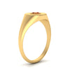 Load image into Gallery viewer, Single Diamond Signet Ring