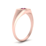 Load image into Gallery viewer, Single Diamond Signet Ring
