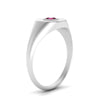 Load image into Gallery viewer, Single Diamond Signet Ring