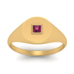 Load image into Gallery viewer, Single Diamond Signet Ring
