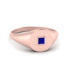 Load image into Gallery viewer, Single Diamond Signet Ring