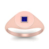 Load image into Gallery viewer, Single Diamond Signet Ring