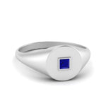 Load image into Gallery viewer, Single Diamond Signet Ring
