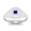Load image into Gallery viewer, Single Diamond Signet Ring