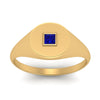 Load image into Gallery viewer, Single Diamond Signet Ring