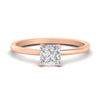 Load image into Gallery viewer, Princess Cut Tulip Solitaire Engagement Ring