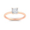 Load image into Gallery viewer, Princess Cut Tulip Solitaire Engagement Ring