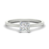 Load image into Gallery viewer, Princess Cut Tulip Solitaire Engagement Ring