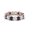Load image into Gallery viewer, Women's 3 Ct Round Cut Common Prong Eternity Ring