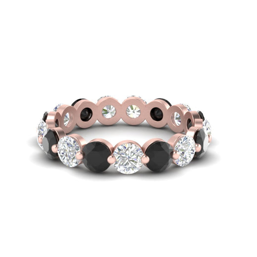 Women's 3 Ct Round Cut Common Prong Eternity Ring