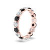 Load image into Gallery viewer, Women's 3 Ct Round Cut Common Prong Eternity Ring