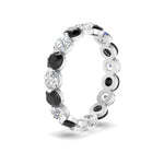 Load image into Gallery viewer, Single Prong Diamond Eternity Ring 3 Carat