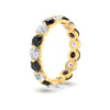 Load image into Gallery viewer, Women's 3 Ct Round Cut Common Prong Eternity Ring