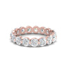 Load image into Gallery viewer, Women's 3 Ct Round Cut Common Prong Eternity Ring