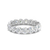 Load image into Gallery viewer, Women's 3 Ct Round Cut Common Prong Eternity Ring