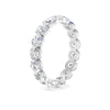 Load image into Gallery viewer, Women's 3 Ct Round Cut Common Prong Eternity Ring