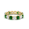 Load image into Gallery viewer, Women's 3 Ct Round Cut Common Prong Eternity Ring