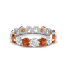 Load image into Gallery viewer, Women's 3 Ct Round Cut Common Prong Eternity Ring