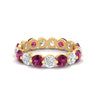 Load image into Gallery viewer, Women's 3 Ct Round Cut Common Prong Eternity Ring