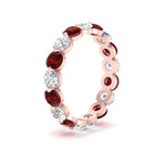 Load image into Gallery viewer, Single Prong Diamond Eternity Ring 3 Carat