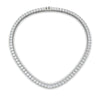 Load image into Gallery viewer, prong-set-20.50-carat-tennis-diamond-necklace-in-FDNK11334-(0.20CT)ANGLE1-NL-WG