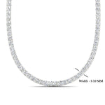 Load image into Gallery viewer, prong-set-20.50-carat-tennis-diamond-necklace-in-FDNK11334-(0.20CT)ANGLE1-NL-WG