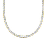 Load image into Gallery viewer, prong-set-20.50-carat-tennis-diamond-necklace-in-FDNK11334-(0.20CT)ANGLE1-NL-YG