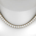 Load image into Gallery viewer, prong-set-20.50-carat-tennis-diamond-necklace-in-FDNK11334-(0.20CT)ANGLE1-NL-YG