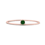 Load image into Gallery viewer, prong-set-round-thin-emerald-ring-in-rose-gold-FD9391RORGEMGR-NL-RG.jpg
