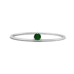 Load image into Gallery viewer, prong-set-round-thin-emerald-ring-in-white-gold-FD9391RORGEMGR-NL-WG.jpg
