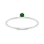 Load image into Gallery viewer, prong-set-round-thin-emerald-ring-in-white-gold-FD9391RORGEMGR-NL-WG.jpg
