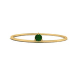 Load image into Gallery viewer, prong-set-round-thin-emerald-ring-in-yellow-gold-FD9391RORGEMGR-NL-YG.jpg
