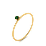 Load image into Gallery viewer, prong-set-round-thin-emerald-ring-in-yellow-gold-FD9391RORGEMGR-NL-YG.jpg
