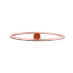Load image into Gallery viewer, prong-set-round-thin-orange-sapphire-stackable-ring-in-rose-gold-FD9391RORGSAOR-NL-RG.jpg
