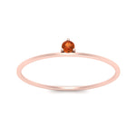 Load image into Gallery viewer, prong-set-round-thin-orange-sapphire-stackable-ring-in-rose-gold-FD9391RORGSAOR-NL-RG.jpg
