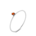 Load image into Gallery viewer, prong-set-round-thin-orange-sapphire-stackable-ring-in-white-gold-FD9391RORGSAOR-NL-WG.jpg
