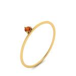 Load image into Gallery viewer, prong-set-round-thin-orange-sapphire-stackable-ring-in-yellow-gold-FD9391RORGSAOR-NL-YG.jpg
