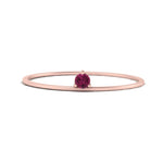 Load image into Gallery viewer, prong-set-round-thin-pink-sapphire-stackable-ring-in-rose-gold-FD9391RORGSADRPI-NL-RG.jpg
