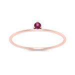 Load image into Gallery viewer, prong-set-round-thin-pink-sapphire-stackable-ring-in-rose-gold-FD9391RORGSADRPI-NL-RG.jpg
