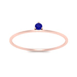 Load image into Gallery viewer, prong-set-round-thin-sapphire-stackable-ring-in-rose-gold-FD9391RORGSABL-NL-RG.jpg
