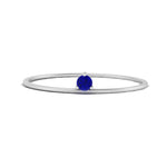 Load image into Gallery viewer, prong-set-round-thin-sapphire-stackable-ring-in-white-gold-FD9391RORGSABL-NL-WG.jpg
