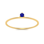 Load image into Gallery viewer, prong-set-round-thin-sapphire-stackable-ring-in-yellow-gold-FD9391RORGSABL-NL-YG.jpg
