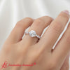 Load image into Gallery viewer, prong-studded-accented-solitaire-ring-rose-gold-fdenr10955-model