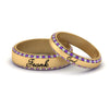 Load image into Gallery viewer, purple-topaz-his-and-hers-personalized-matching-band-in-yellow-gold-FD-9004MBGVITO-NL-YG-EG.jpg