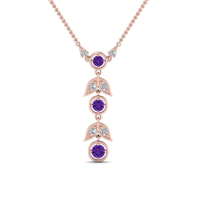 Glamorous Petal Drop Necklace