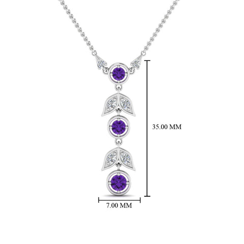 purple-topaz-petal-diamond-drop-necklace-in-FDPD8598GVITOANGLE2-NL-WG