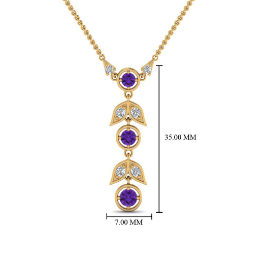 purple-topaz-petal-diamond-drop-necklace-in-FDPD8598GVITOANGLE2-NL-YG