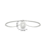 Load image into Gallery viewer, Alphabet disc diamond bracelet
