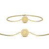 Load image into Gallery viewer, Alphabet disc diamond bracelet